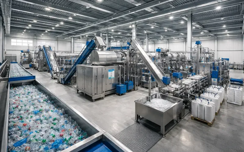 PET recycling machinery